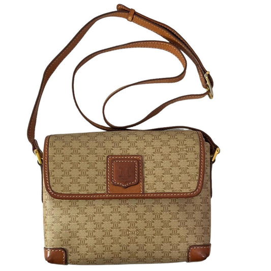 Celine Triomphe Leather Handbag - Loop Vintage