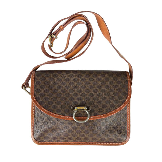 Triomphe Maillon Chain cloth crossbody bag Celine Black Friday