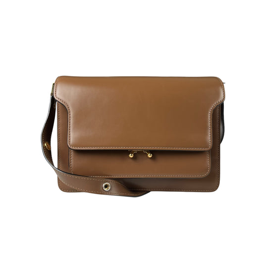 MARNI East/West Soft Trunk leather shoulder bag