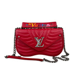 louis-vuitton-new-wave-chain-red-front-view