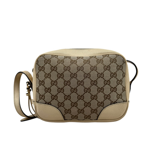 Gucci GG Canvas Bree Crossbody Beige