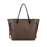 louis-vuitton-neverfull-mm-brown-canvas-front-view