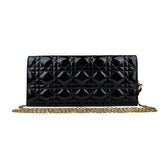 dior-lady-dior-pouch-black-patent-front-view