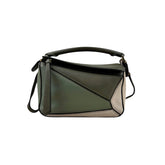 loewe-puzzle-mini-colorblock-green-oat-front-view