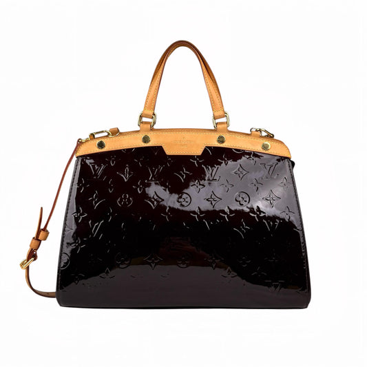 Louis Vuitton Blair Handbag Purple Leather