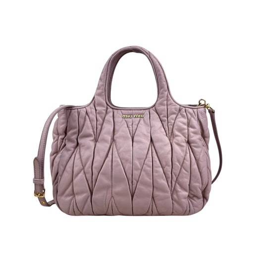 Miu Miu Matelasse Tote