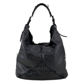 bottega-veneta-black-nappa-intrecciato-leather-fringe-large-shoulder-bag-front