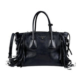 prada-leather-fringe-twin-pocket-tote-black-front