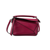 loewe-raspberry-calfskin-mini-puzzle-bag-front-view