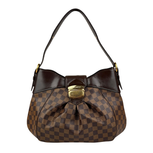 Louis Vuitton Sistina Shoulder Bag Brown Canvas