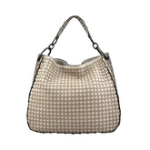 bottega-veneta-gray-intrecciato-loop-shoulder-bag-front
