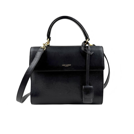 Saint Laurent Sac Musique Shoulder Bag Black