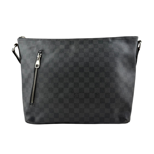 Louis Vuitton Damier Graphite Mick GM Leather Fabric Black Shoulder bag