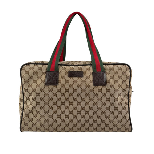 Gucci Canvas Web Travel Bag