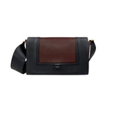 celine frame leather crossbody bag front