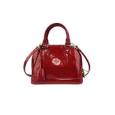 Louis Vuitton Red Monogram Vernis Leather Alma BB