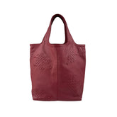 Bottega Veneta Catalano Regent Burgundy Intrecciato Leather Tote Bag