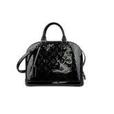 Louis Vuitton Black Magnetique Monogram Vernis Alma PM Bag