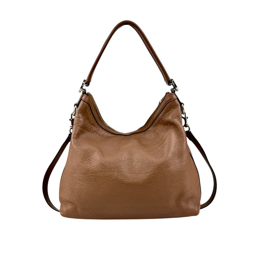 Pre-owned Gucci Brown Pebbled Leather Miss GG Original Hobo bag main image