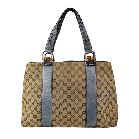 Gucci Medium GG Canvas Bamboo Libeccio tote bag