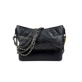 Chanel Black Quilted Leather Gabrielle Medium crossbody bag