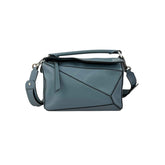 Loewe Calfskin Puzzle Bag Stone Blue
