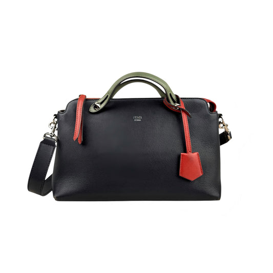 Fendi Tri-Color Grained Calfskin Leather By the Way Bag