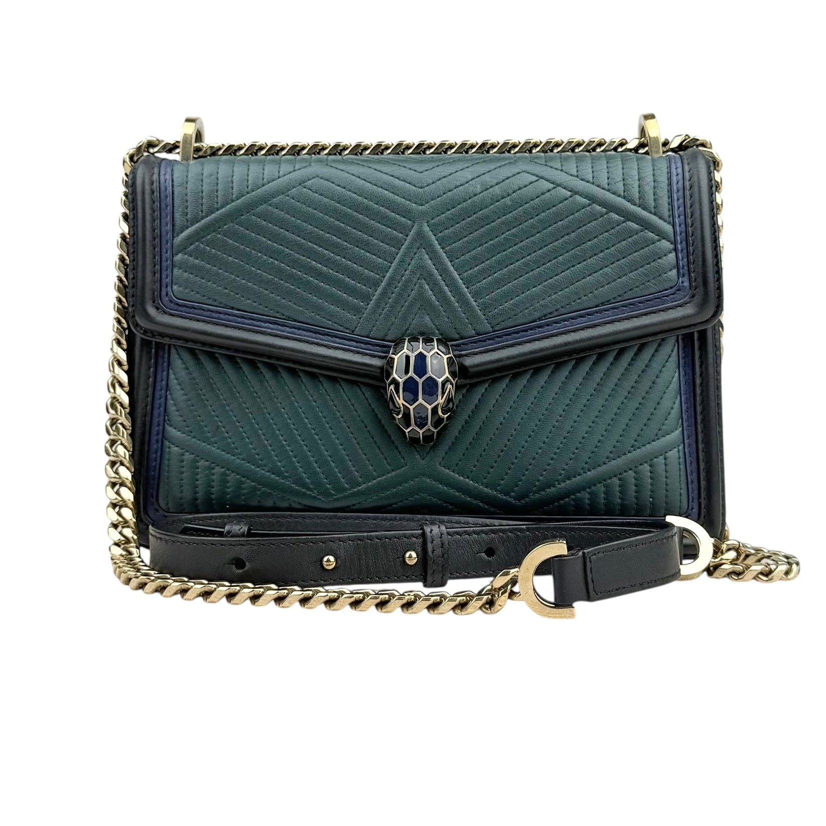 Bvlgari Serpenti leather crossbody bag Bvlgari Serpenti leather crossbody bag