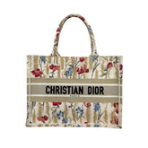 dior-medium-book-tote-beige-multicolor-canvas-embroidered-hibiscus-front