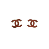 Chanel CC Stud Earrings
