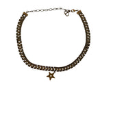 Dior Bohémienne Star Choker Necklace Gold Tone