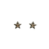 Chanel Crystal CC Star Earrings