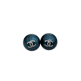 Chanel Crystal Stud Earrings