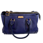 Burberry The Barrel Leather Tote Heritage Grain Gladstone Leather Bag - Loop Vintage