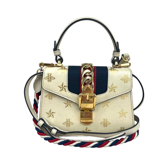 Gucci Sylvie Top Handle leather handbag