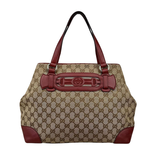 Gucci Medium GG Canvas Dressage Tote