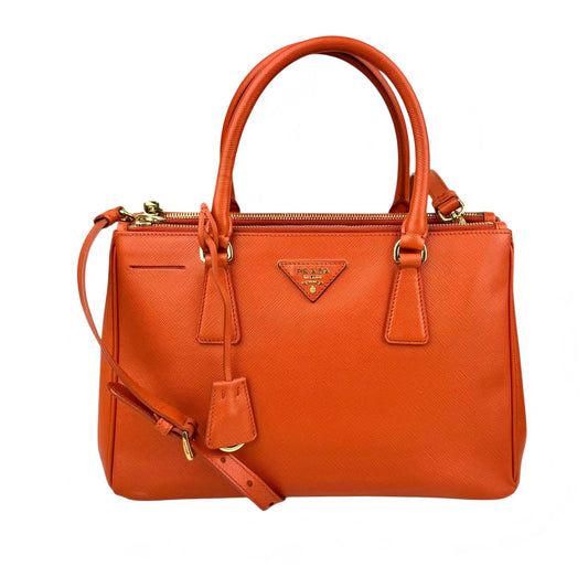 Prada Galleria Saffiano leather bag Orange