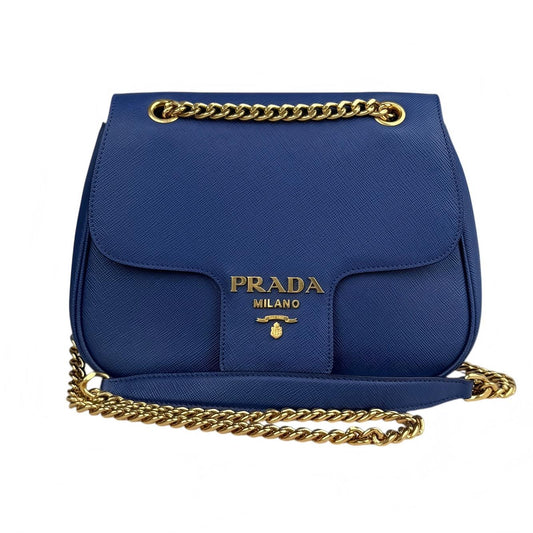 Prada PradaSaffiano Pattina Flap Shoulder Bag