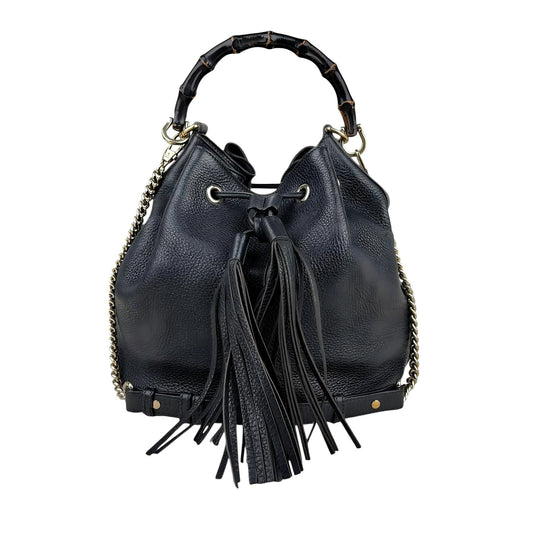 Gucci Bamboo Top Handle leather handbag
