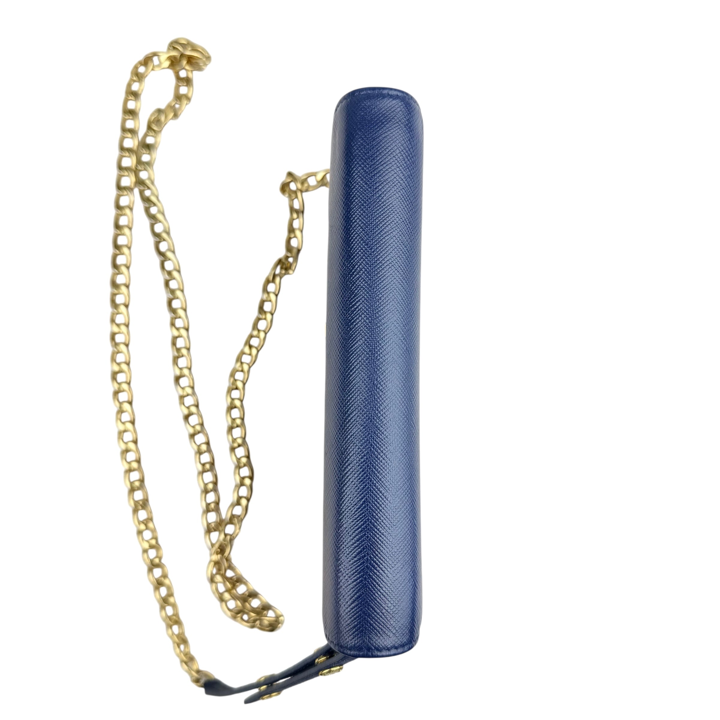 Prada Blue Saffiano Metal Shoulder Bag Prada Blue Saffiano Metal Shoulder Bag