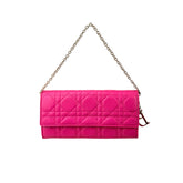 dior-lady-dior-fuchsia-cannage-quilted-leather-wallet-on-chain-bag-front