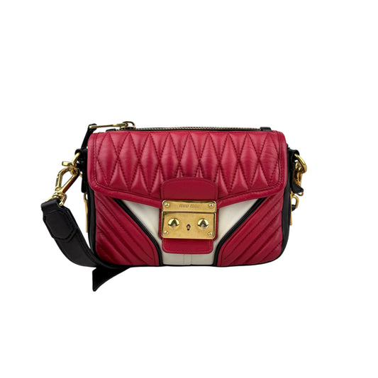 Miu Miu Confidential napa Biker bag