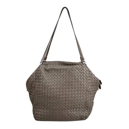 Bottega Veneta Brown Intrecciato Cesta Tote Dark brown