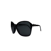 Chanel Black Frame Black Tint Bow Sunglasses-5205