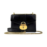 Pre-owned Prada black leather handbag front view