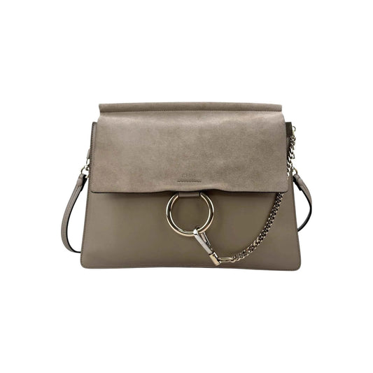 Chloé Medium Leather Faye Shoulder Bag