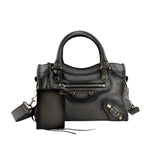 balenciaga-le-city-mini-bag-brown-aged-leather-with-strap