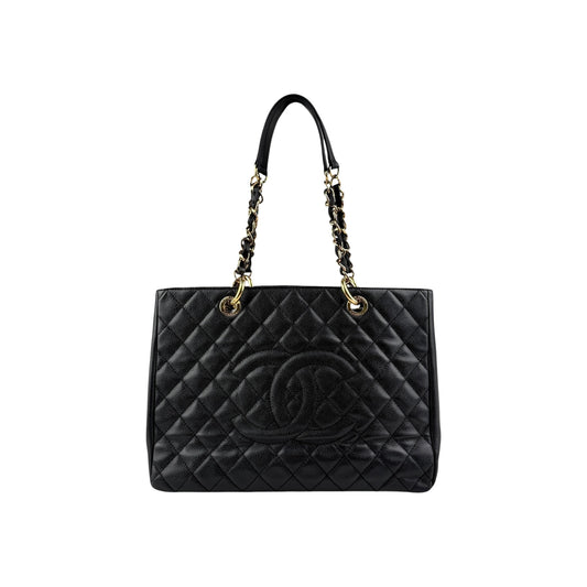 Chanel Grand Shopping Tote black caviar leather