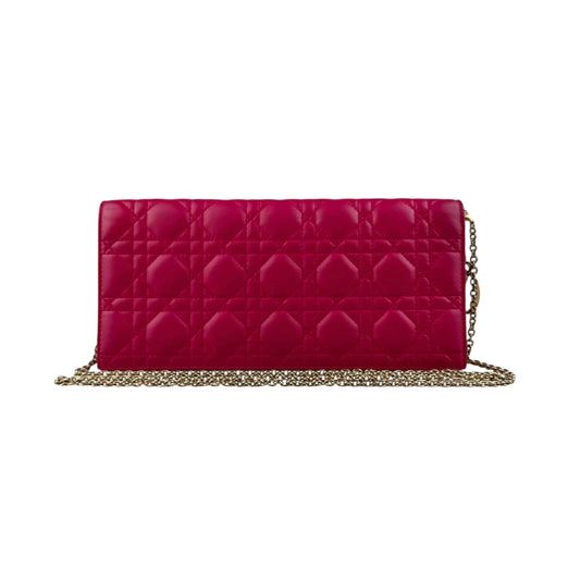 Dior Lady Dior Pouch with Chain Crossbody Bag