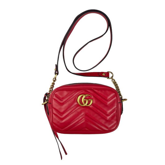 Gucci GG Marmont Leather Crossbody Bag